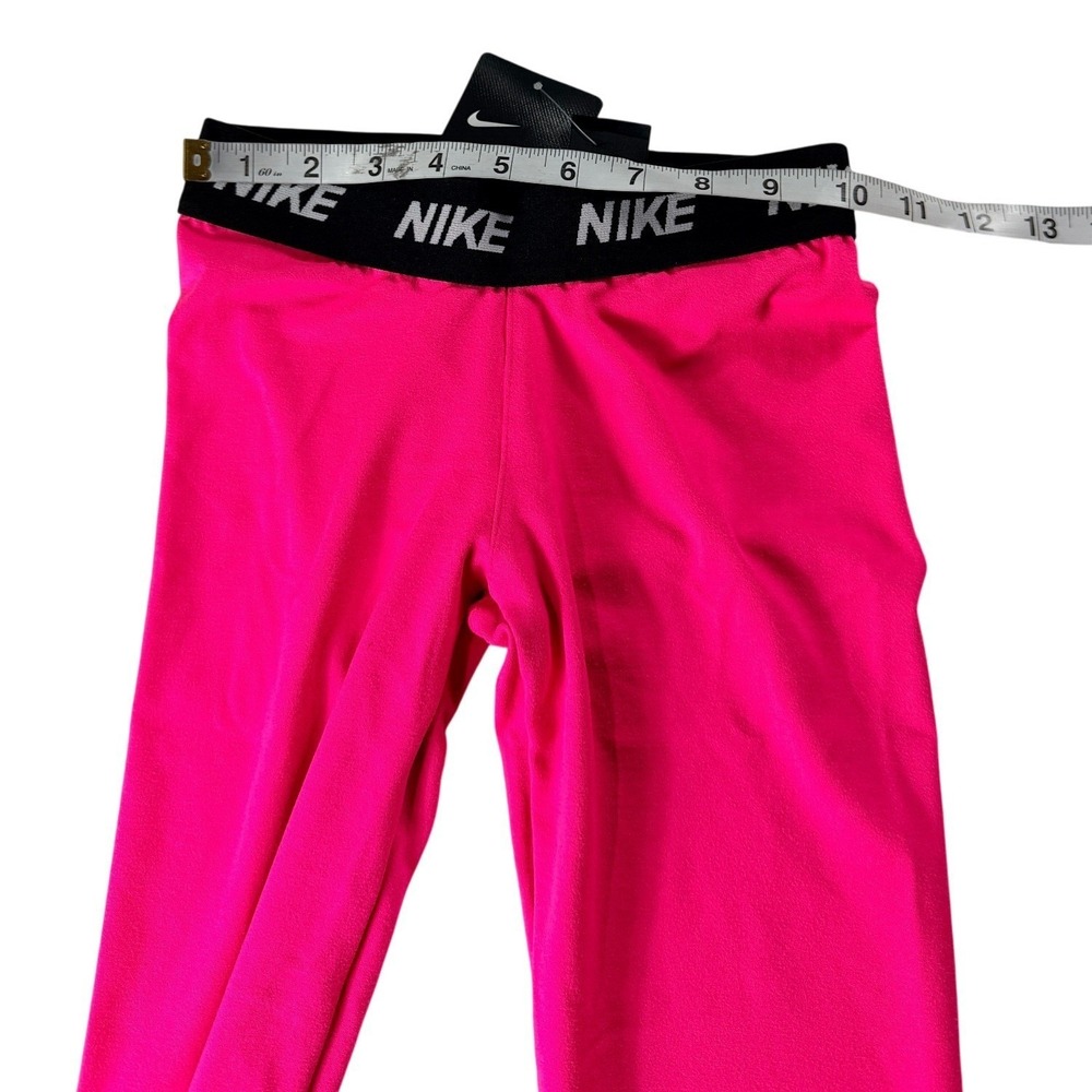 Nike Dri-FIT Leggings Girls 6X Hyper Pink Swoosh Logo Activewear NWT - Picture 7 of 11